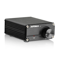 AIYIMA 100 Watt Mono Subwoofer Amplifier with Low-Pass Filter Based on TPA3116 and NE5532 - Black